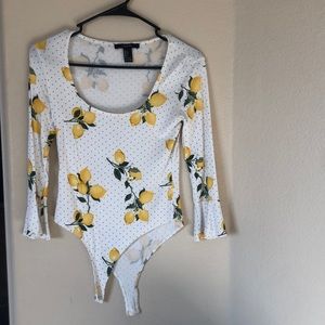 Lemon bodysuit
